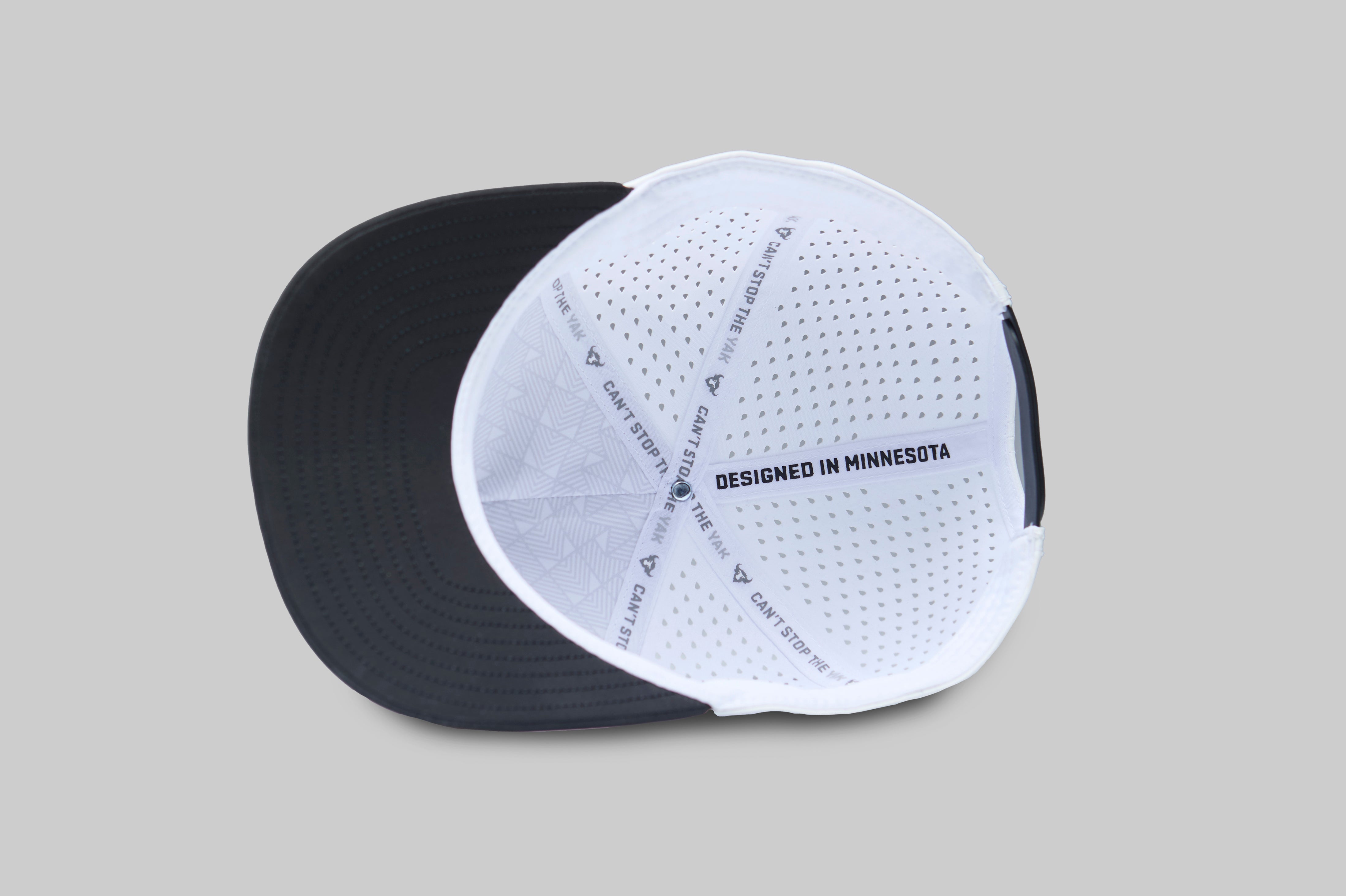 BREAKAWAY WHITE BLACK LID SNAPBACK
