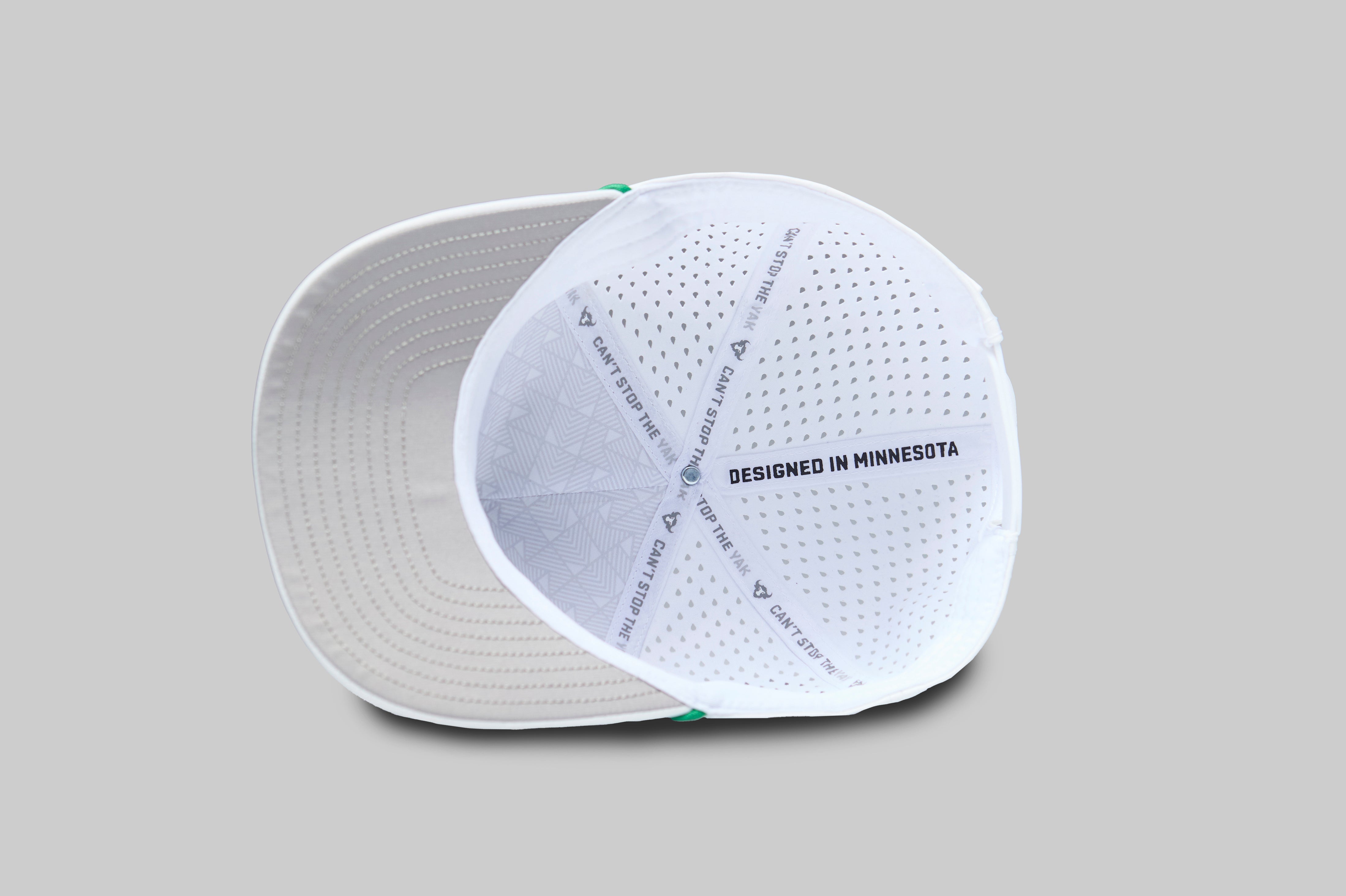 BREAKAWAY WHITE GREEN ROPE SNAPBACK