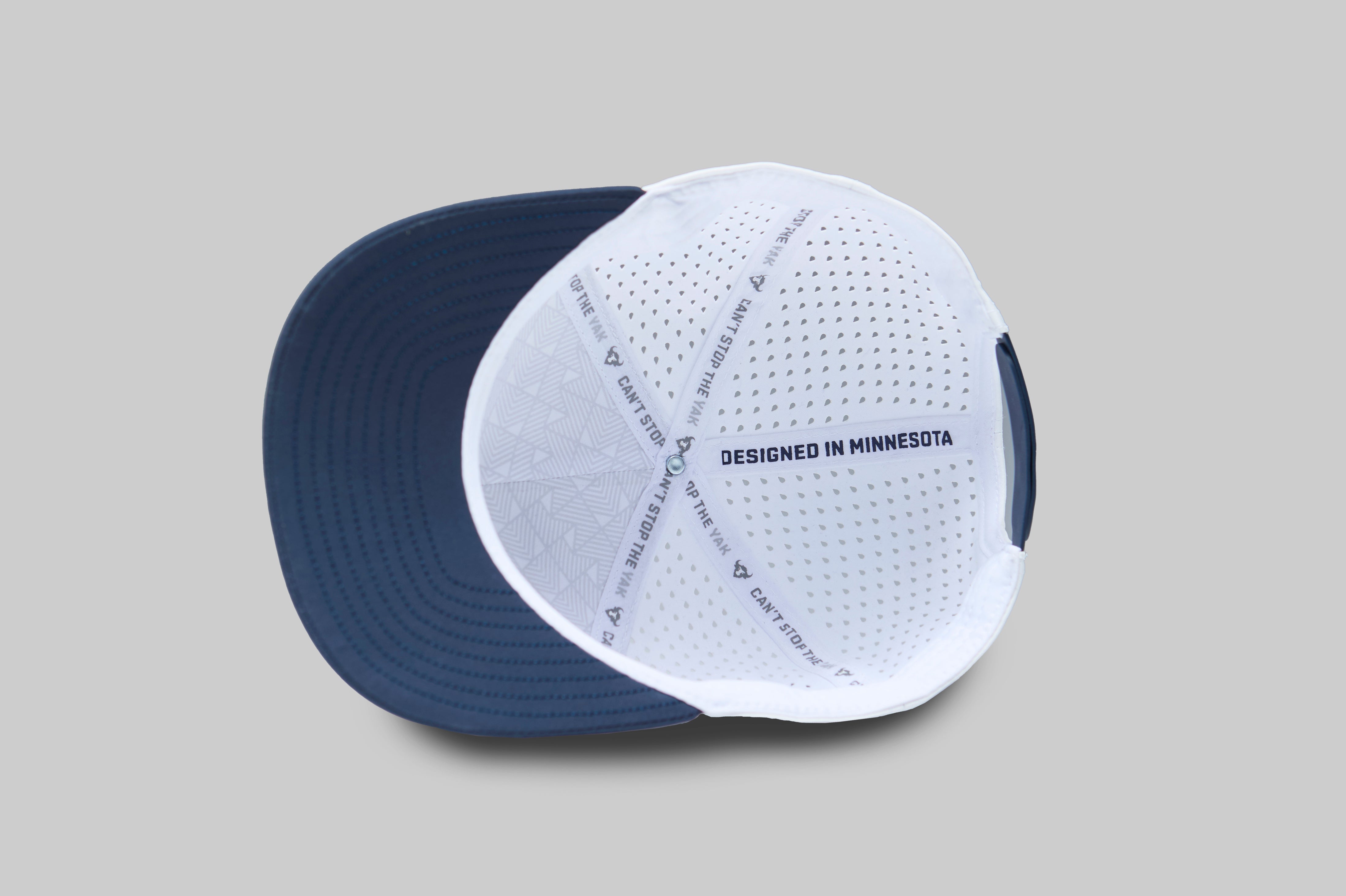 BREAKAWAY WHITE NAVY LID SNAPBACK