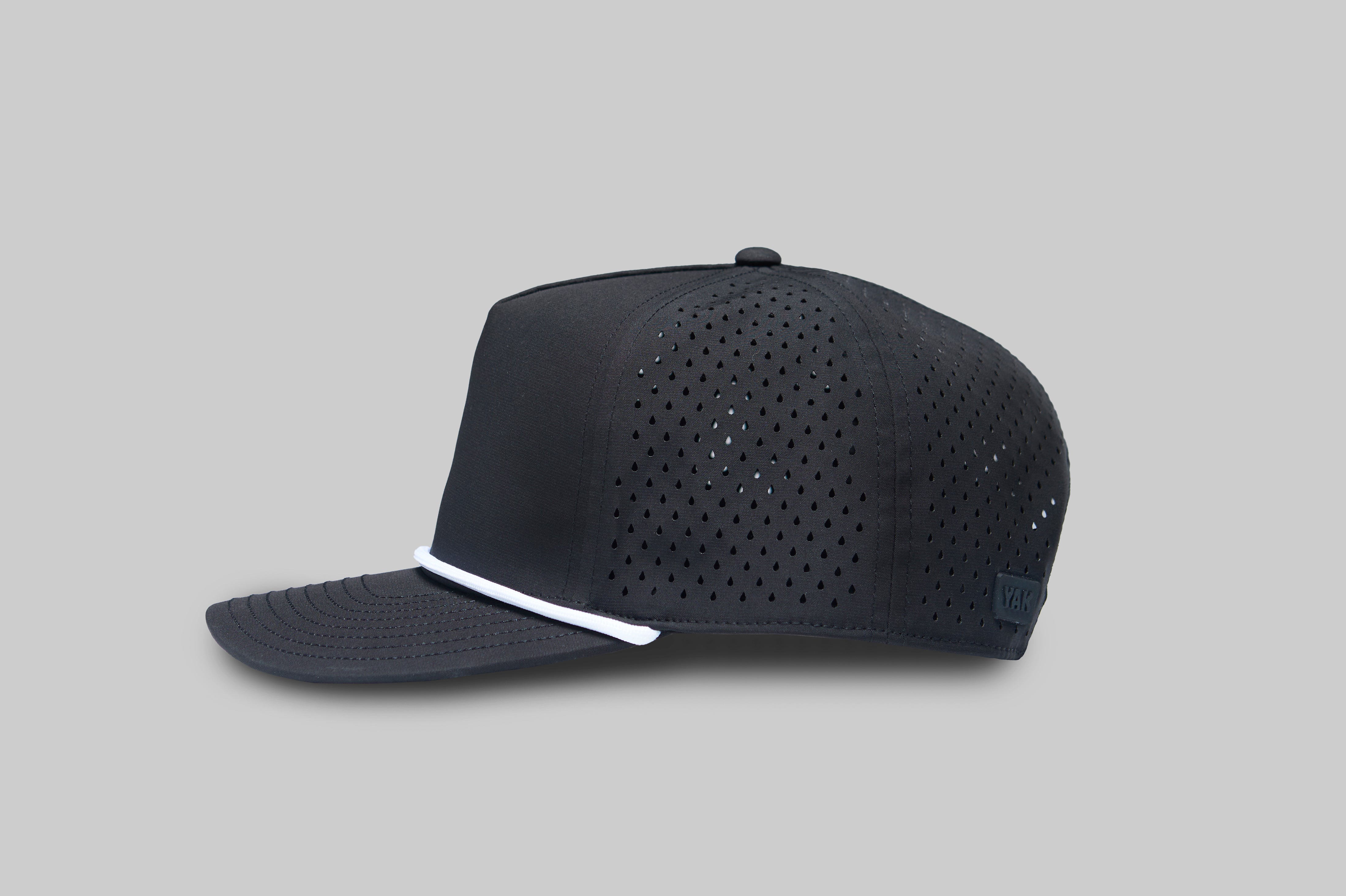 BREAKAWAY BLACK WHITE ROPE SNAPBACK