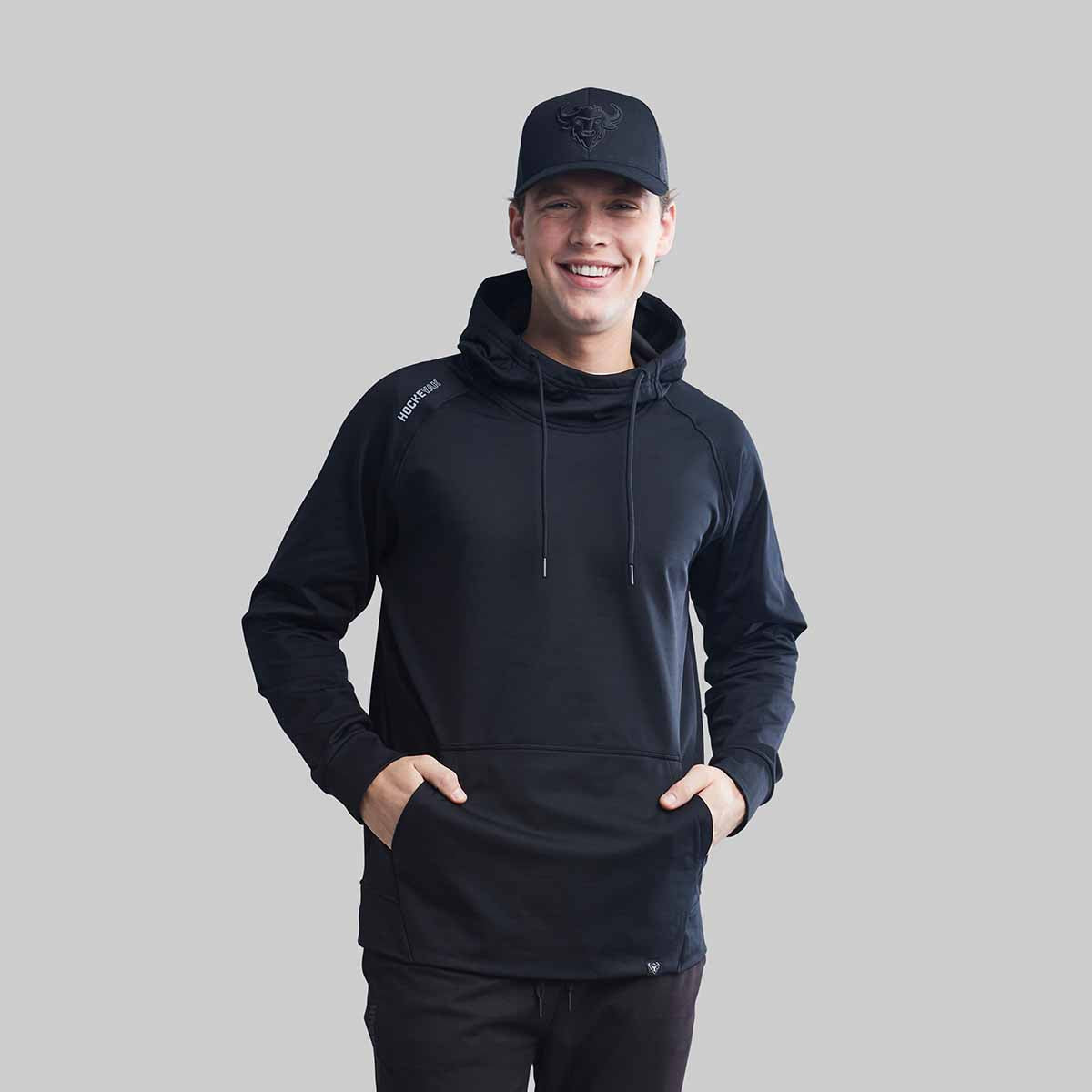 YOUTH BLACK PLAYMAKER HOODIE