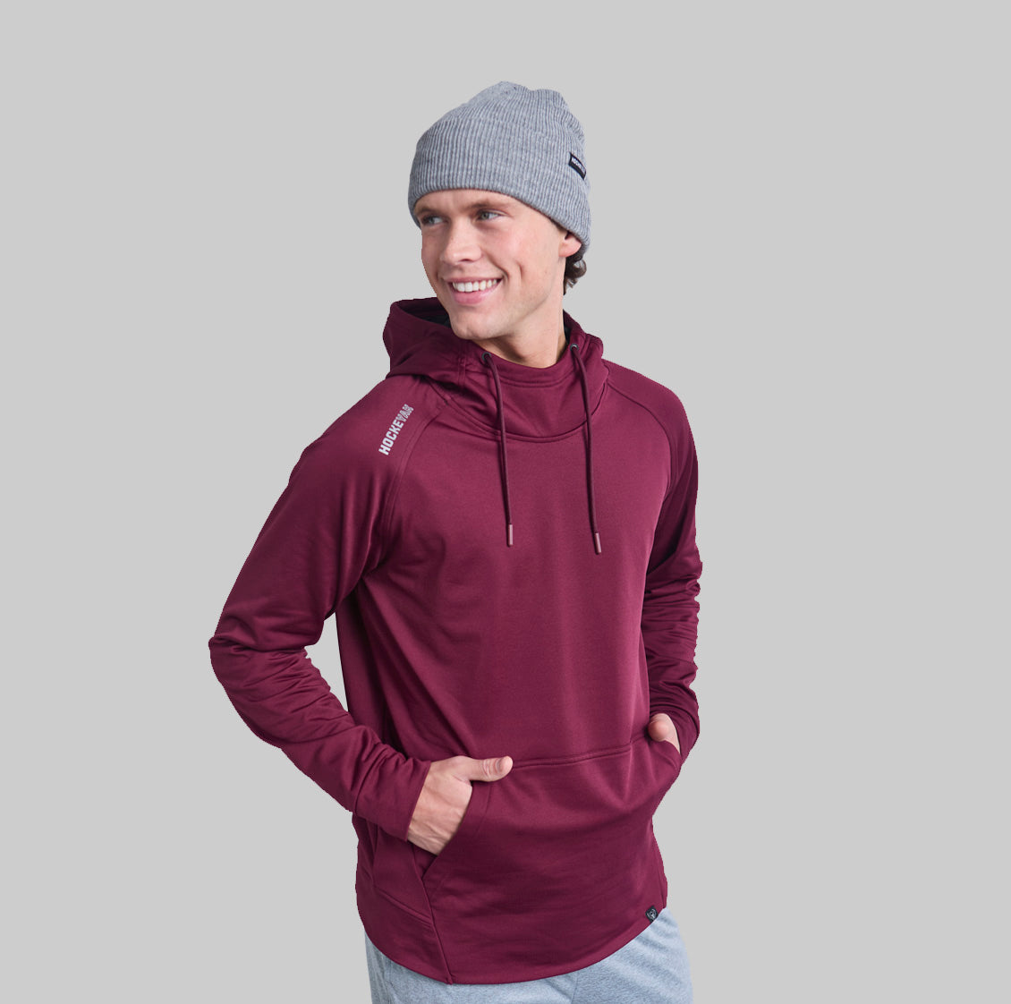 MAROON PLAYMAKER HOODIE