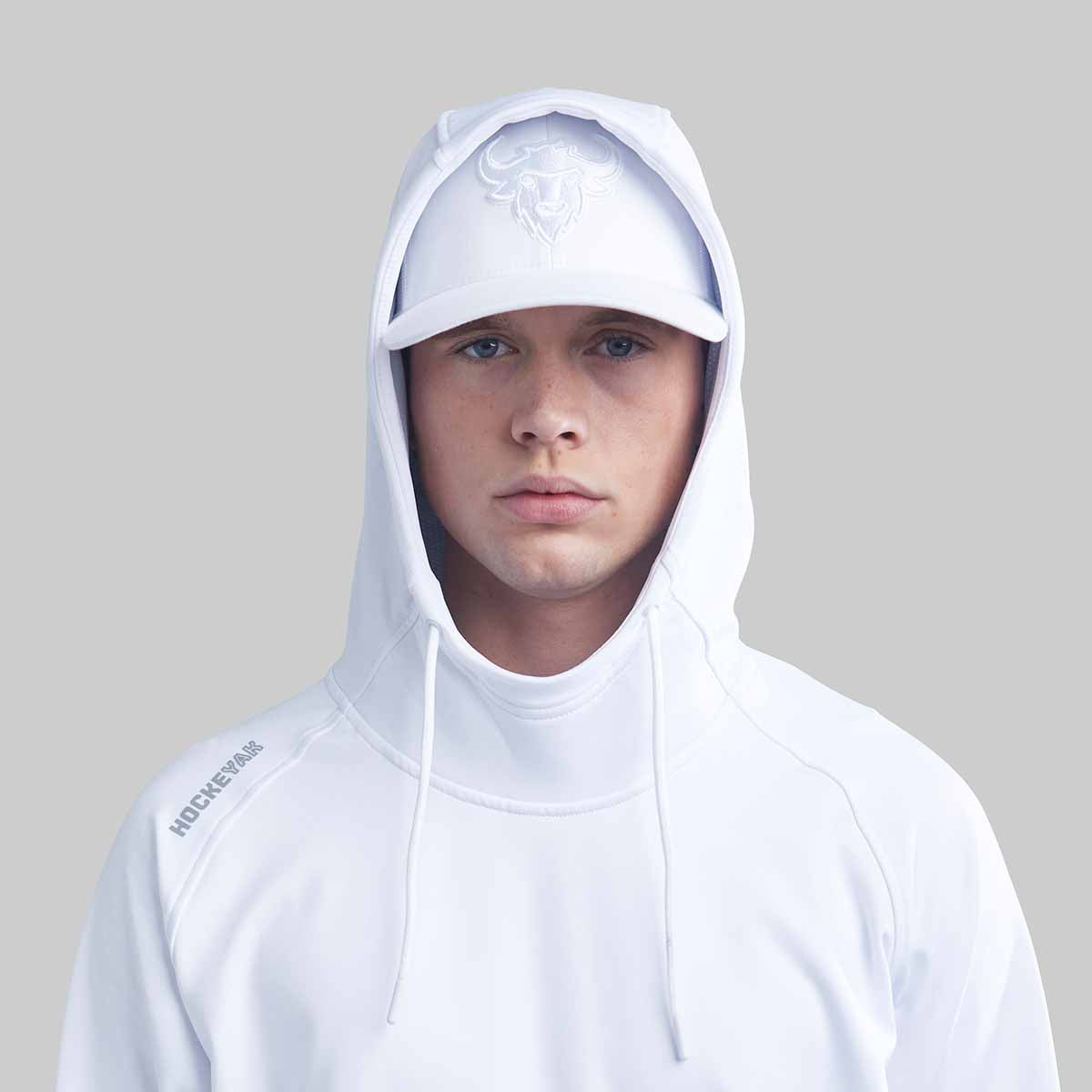 WHITE PLAYMAKER HOODIE