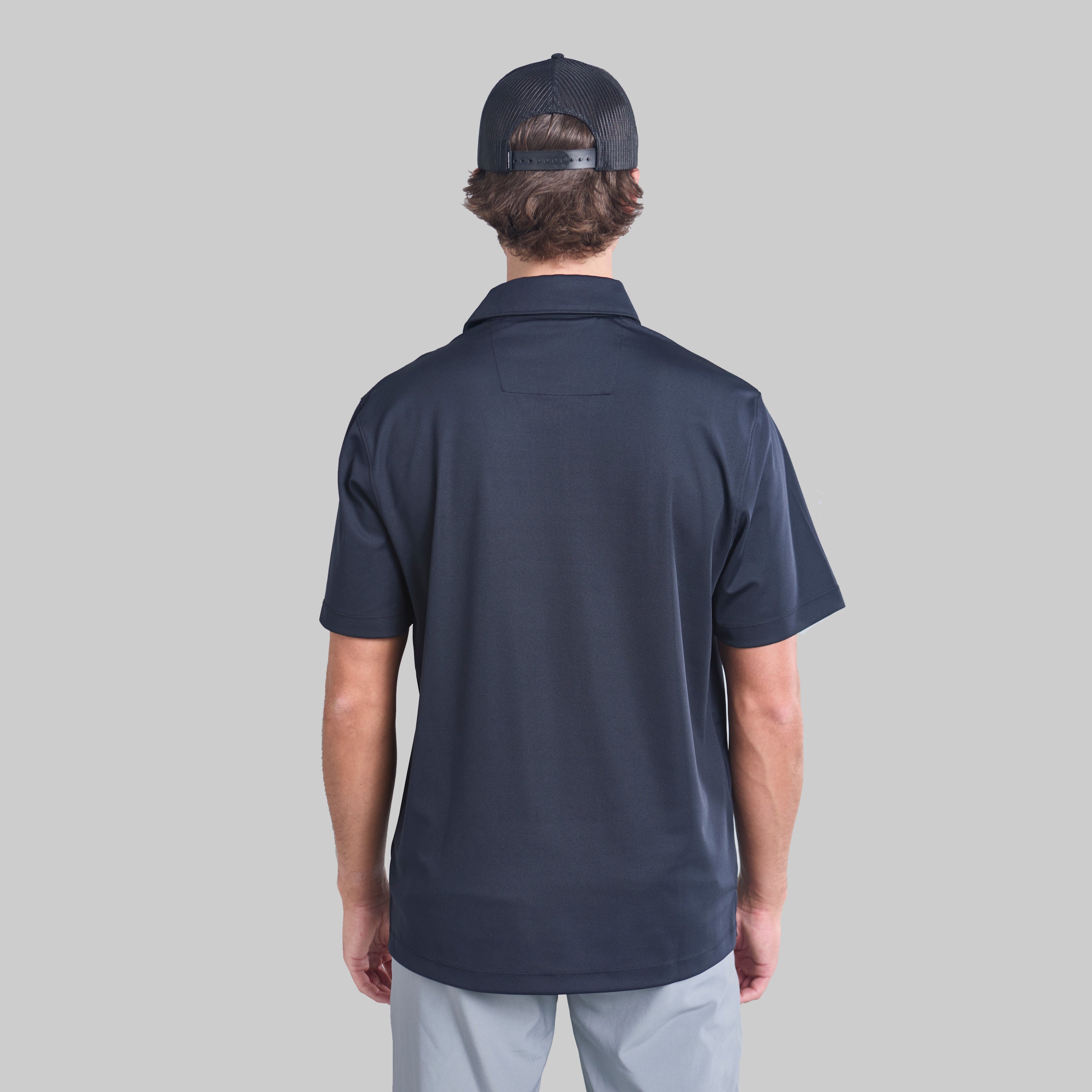 BLACK BREAKAWAY POLO
