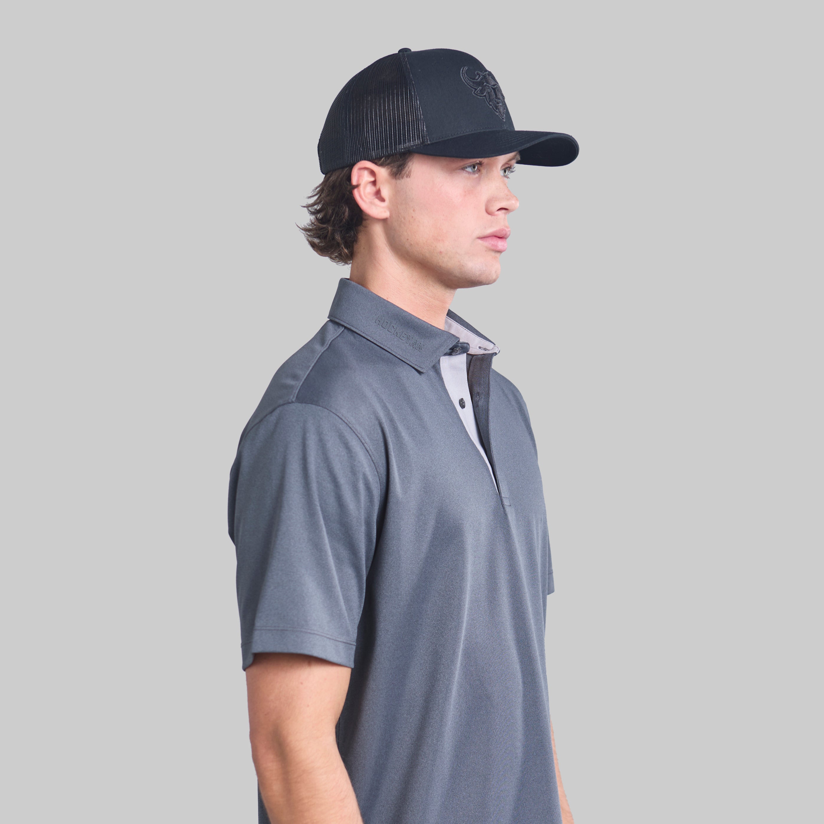 GREY BREAKAWAY POLO