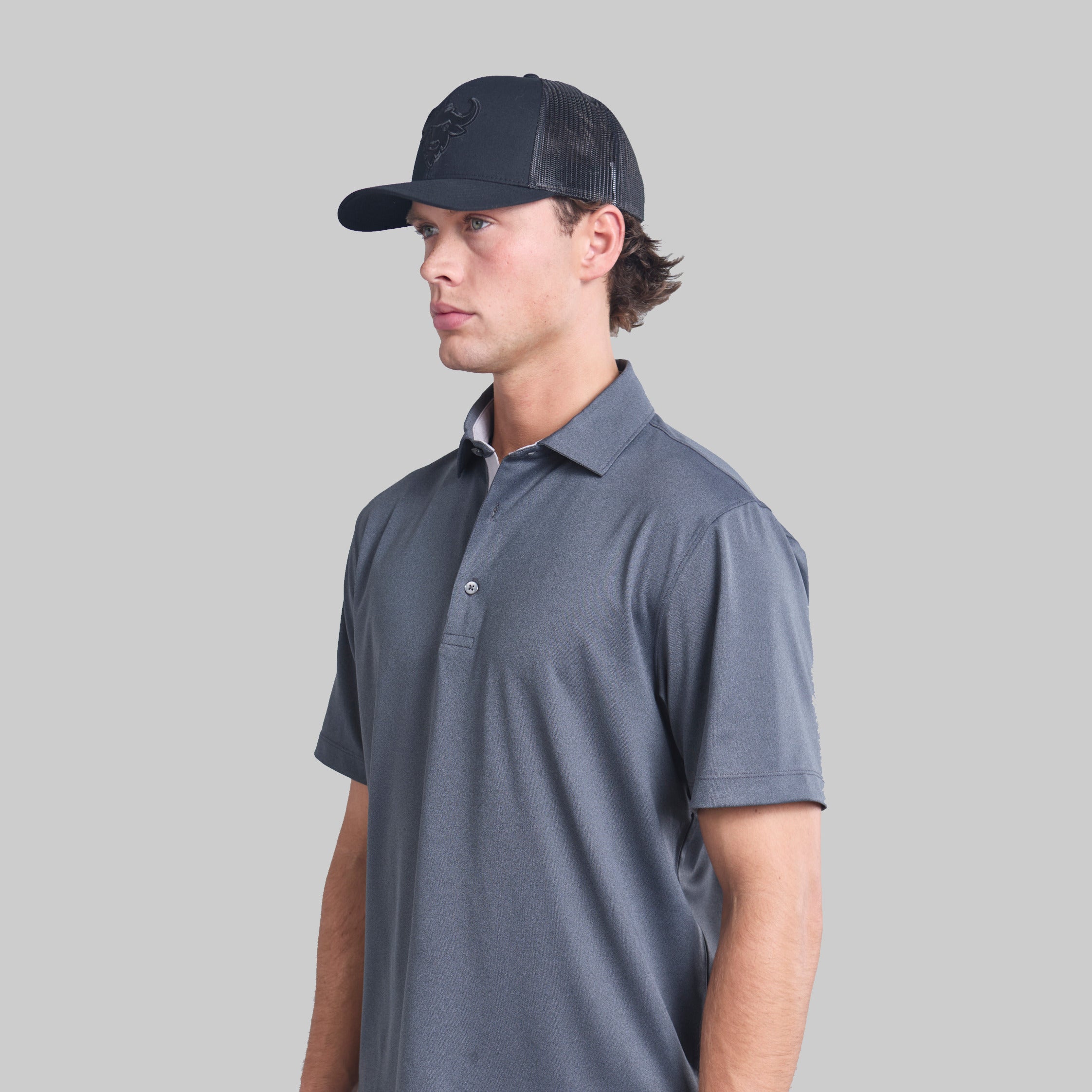 GREY BREAKAWAY POLO