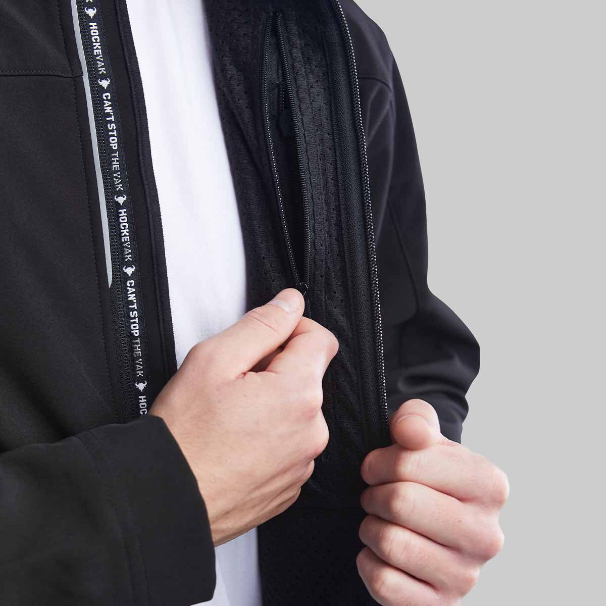 RINK SOFTSHELL BLACK JACKET