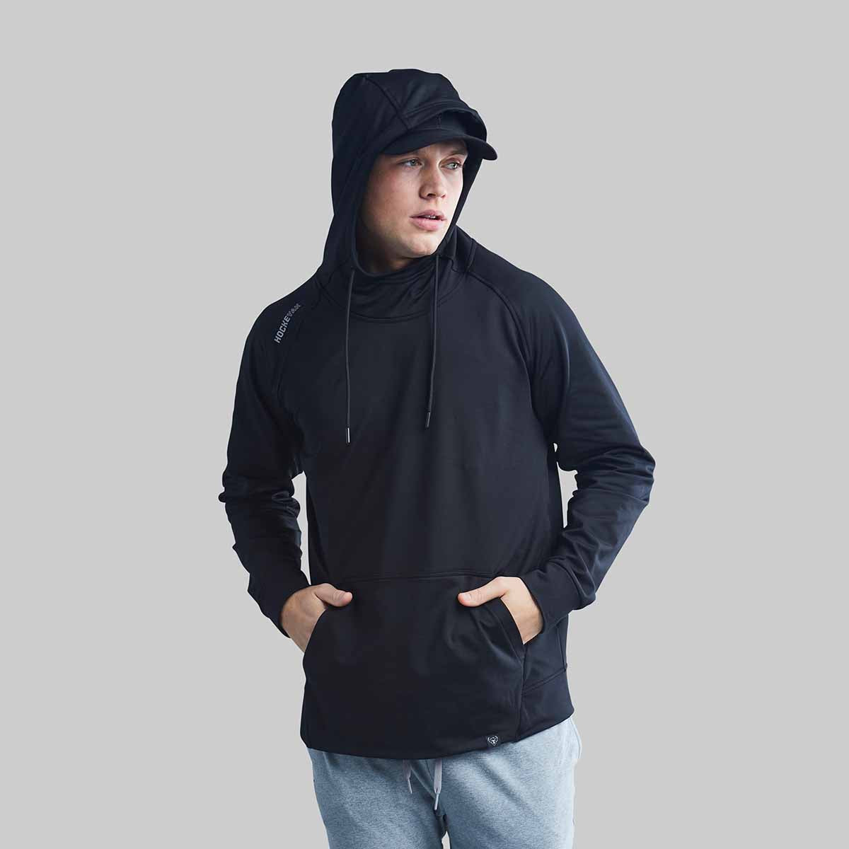 BLACK PLAYMAKER HOODIE