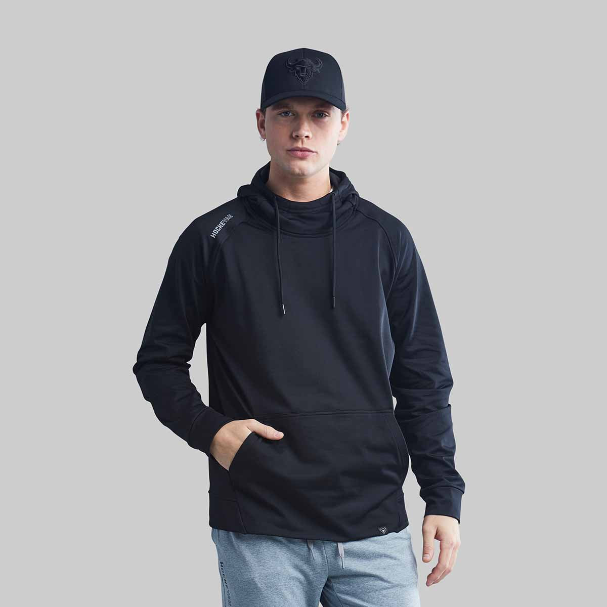 BLACK PLAYMAKER HOODIE