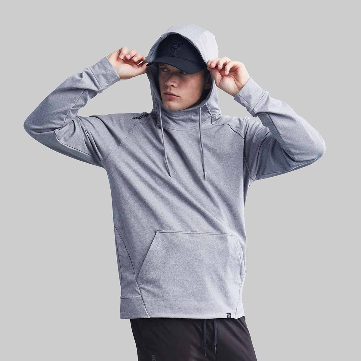 LIGHT GREY PLAYMAKER HOODIE