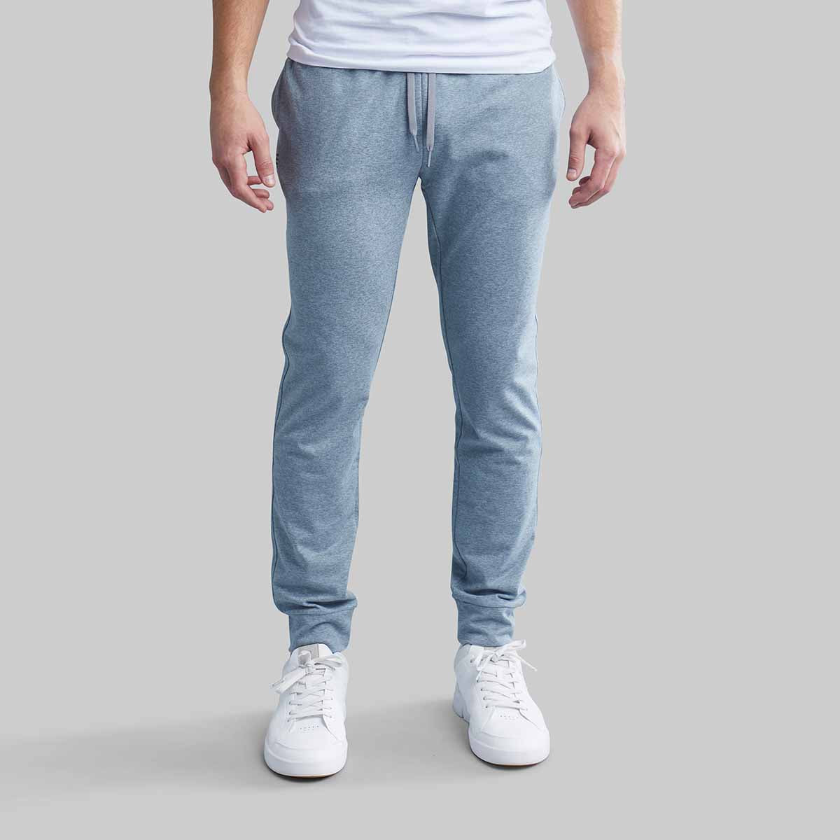 GREY PERFORMANCE FLEECE JOGGERS
