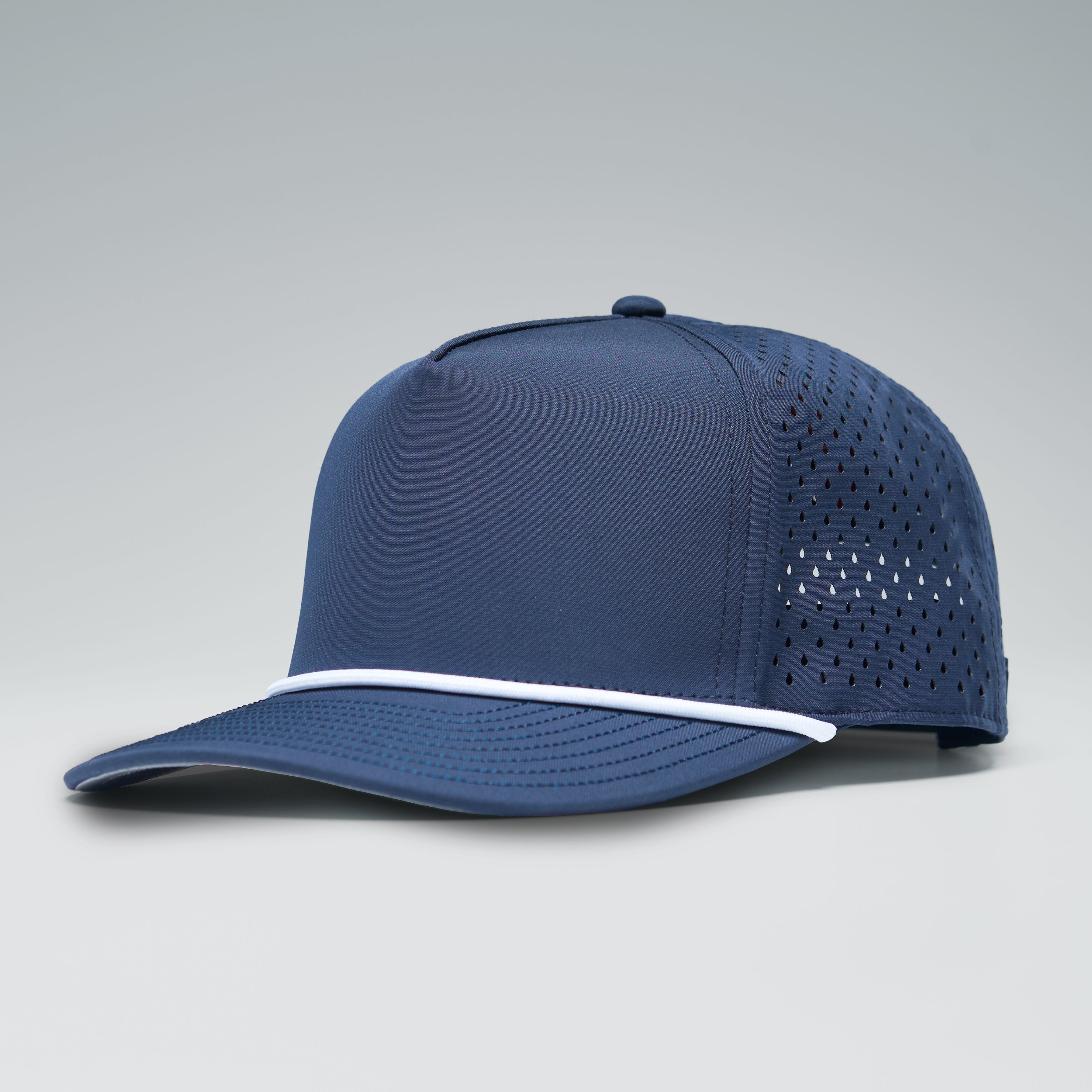 NAVY WITH WHITE ROPE BREAKAWAY SNAPBACK