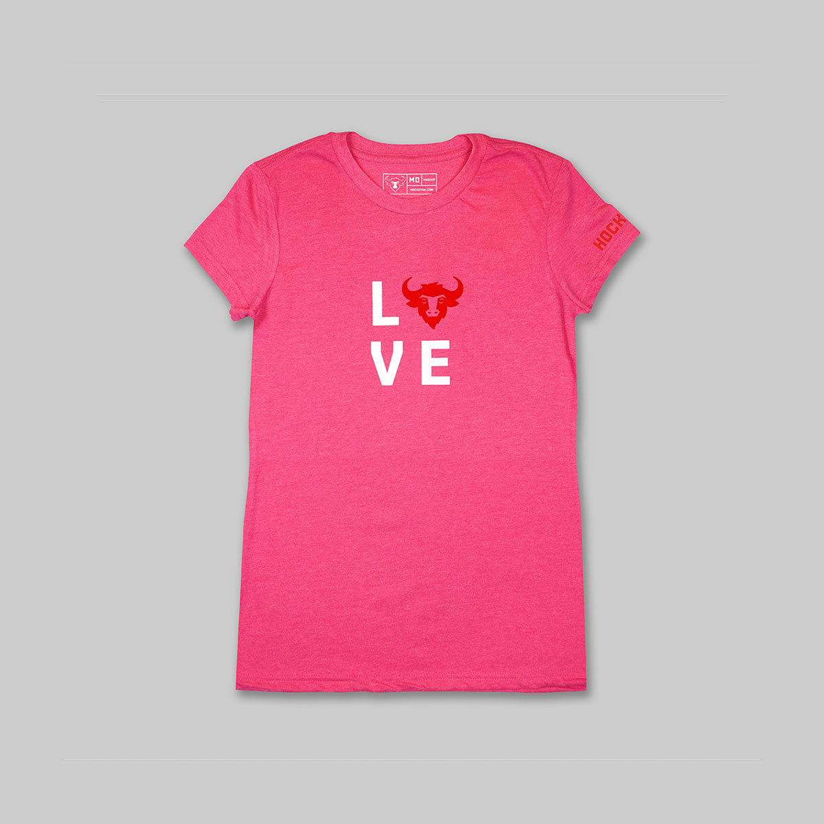 WOMEN'S YAK LOVE TEE (PINK)