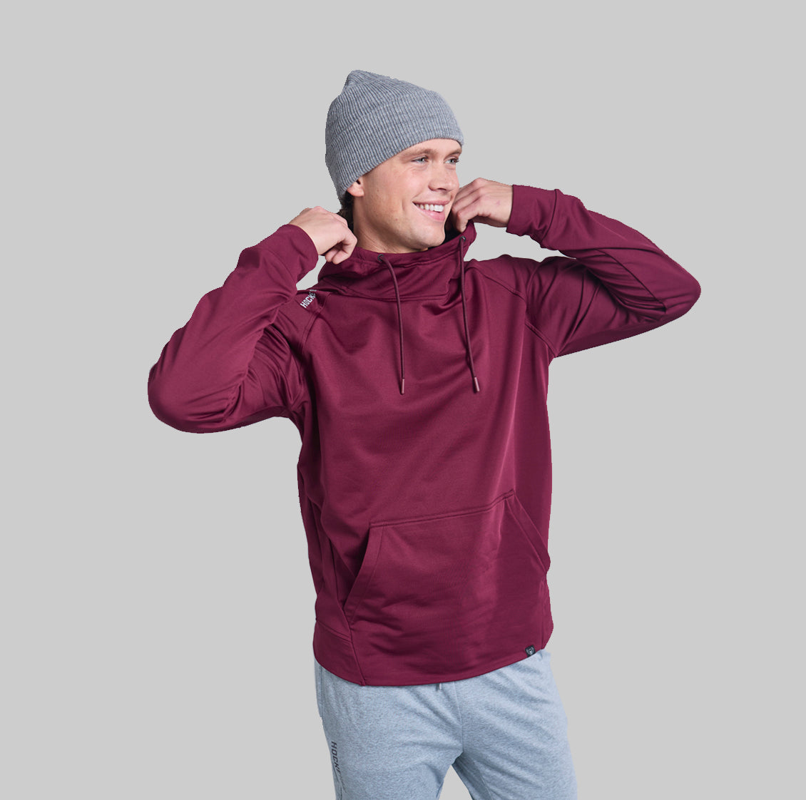 YOUTH MAROON PLAYMAKER HOODIE