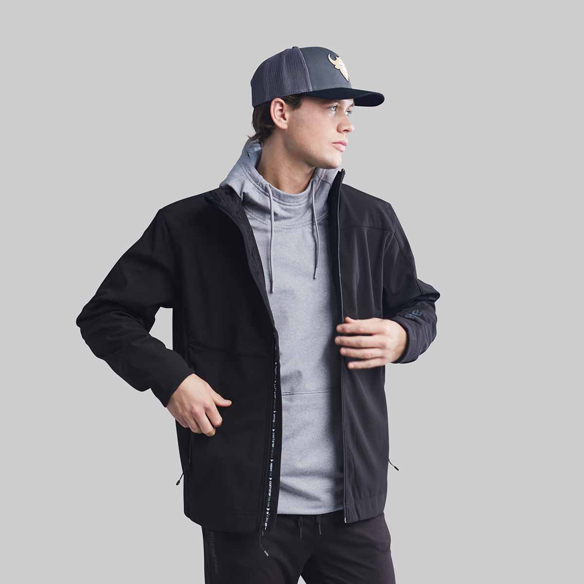 RINK SOFTSHELL BLACK  JACKET