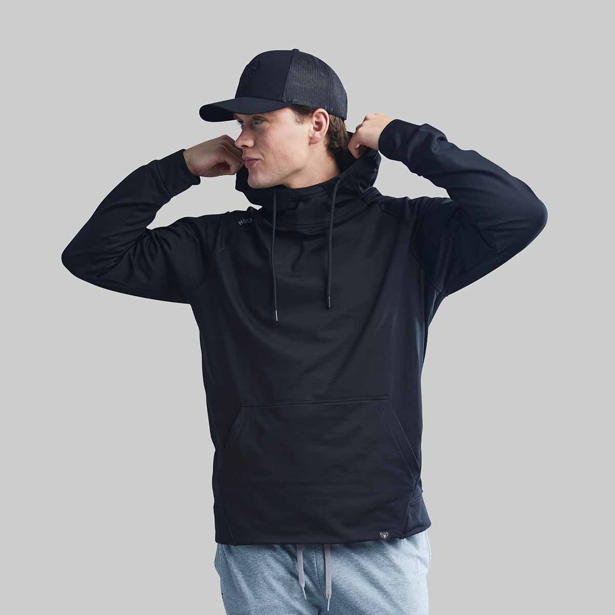 BLACK PLAYMAKER HOODIE